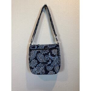 Vera Bradley Crossbody Hipster‎ in Blue Paisley